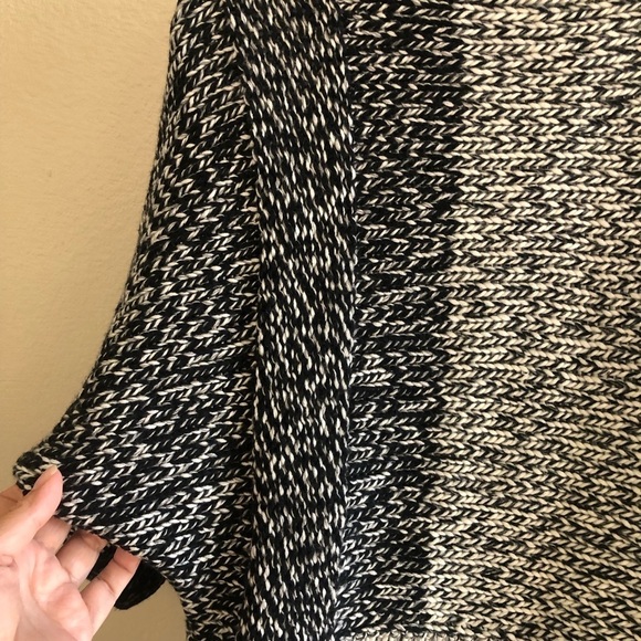 Chico's Cardigan Womens Colorblock Dolman Sleeve Chunky Knit Button Sweater Sz 1 - Picture 6 of 10